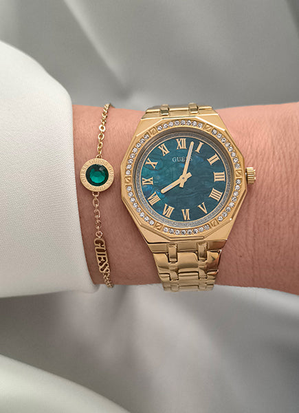 Women's Guess Gold Tone Analog Watch - GW0770L2