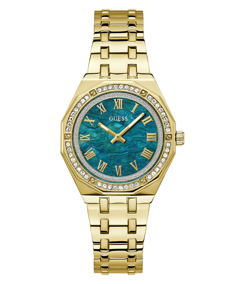 GUESS Ladies Gold Tone Analog Watch GW0070L2