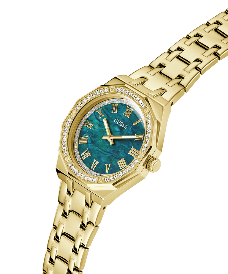 GUESS Ladies Gold Tone Analog Watch GW0070L2