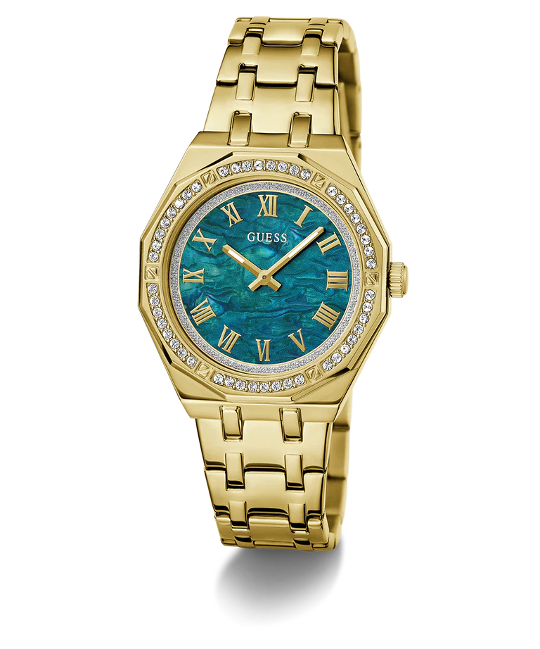 GUESS Ladies Gold Tone Analog Watch GW0070L2