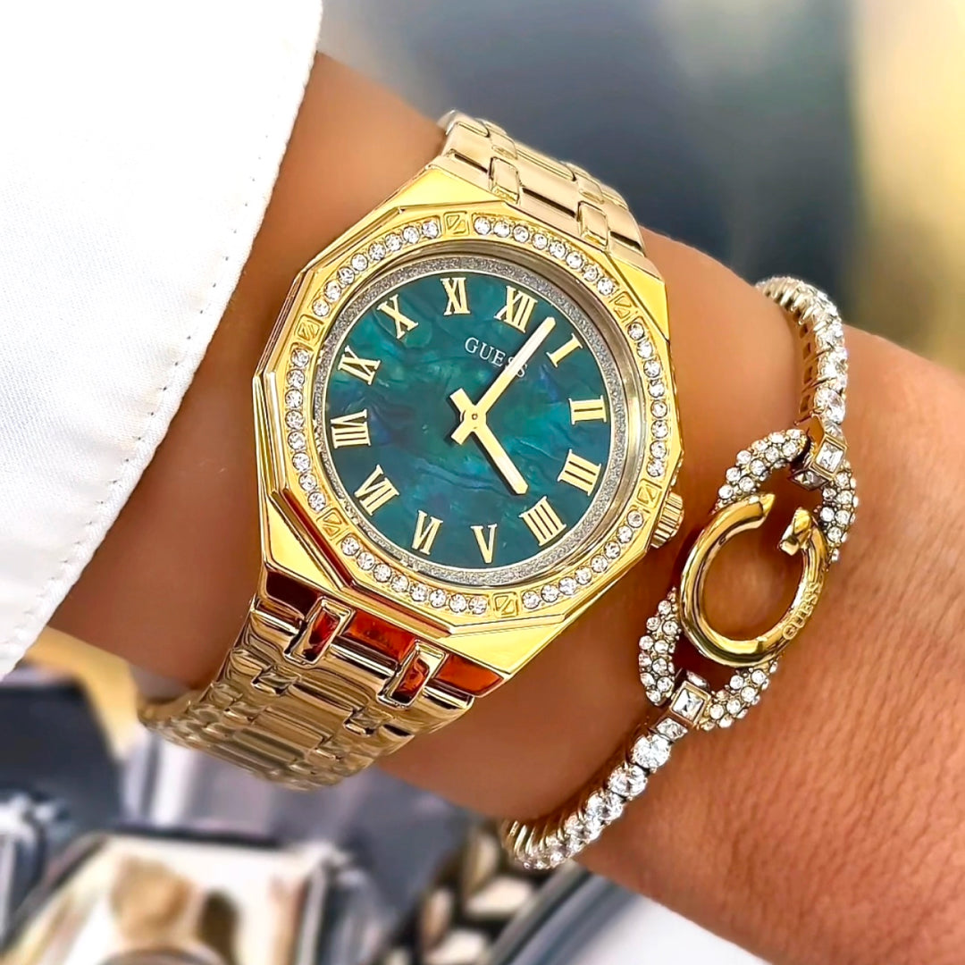 Women's Guess Gold Tone Analog Watch - GW0770L2