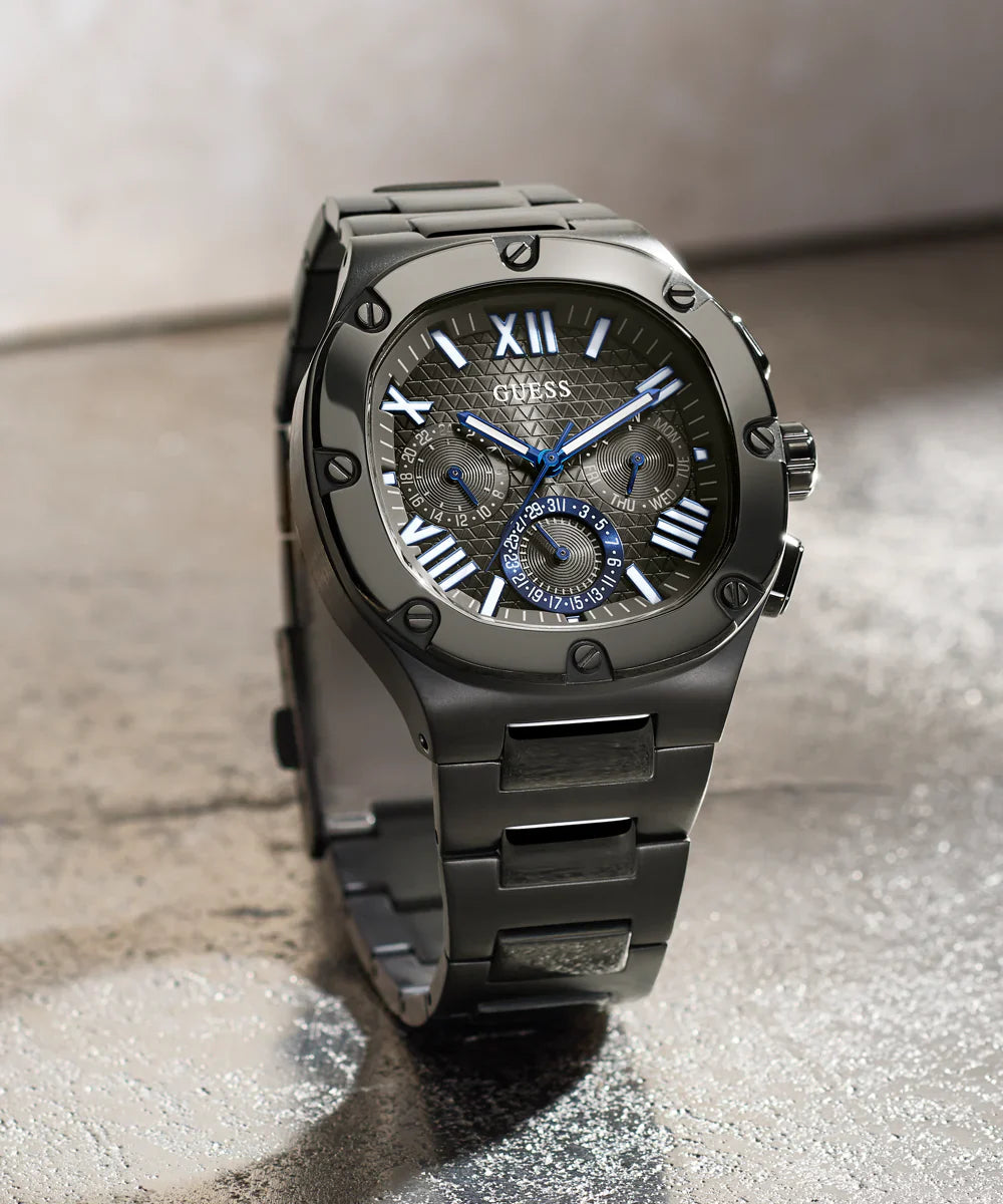 Men's GUESS Gunmetal Multi-function Watch - GW0572G5