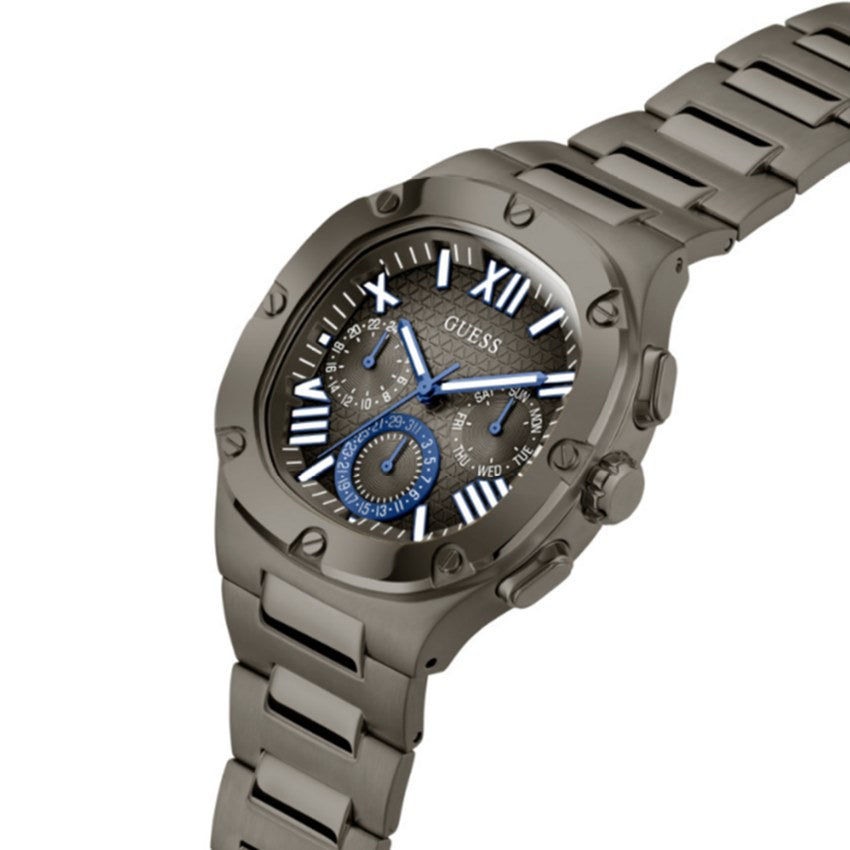 Men's Guess Gunmetal Multi-function Watch - GW0572G5