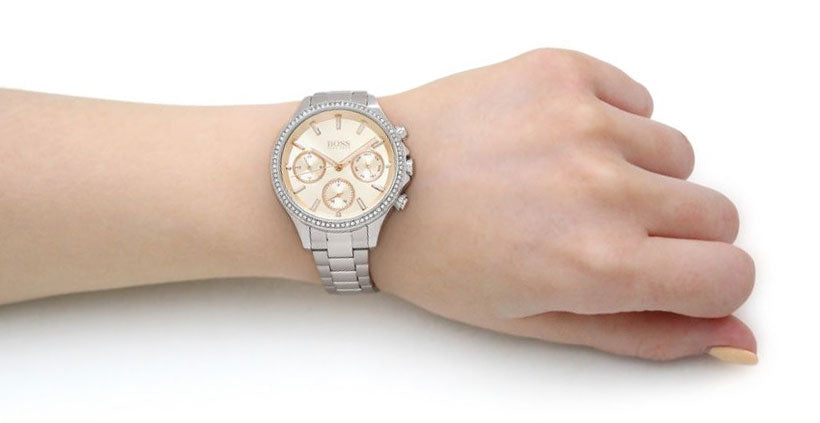 Women's Hugo Boss Hera Rose Gold Dial  Watch| HB1502565