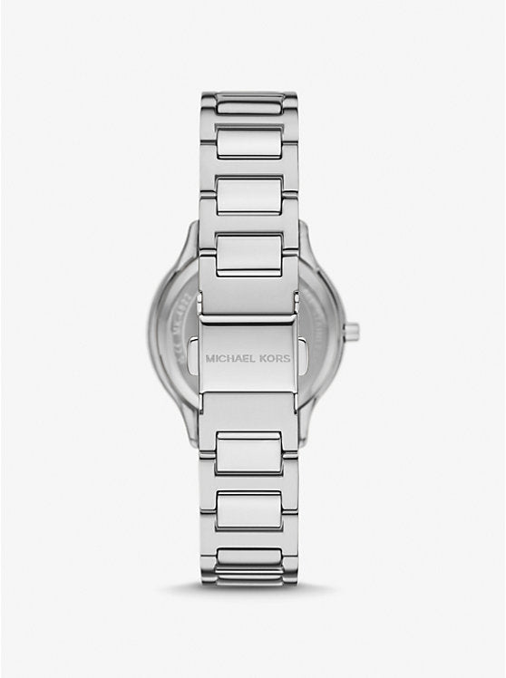 Women's Michael Kors Mini Sage Pavé Silver-Tone Watch