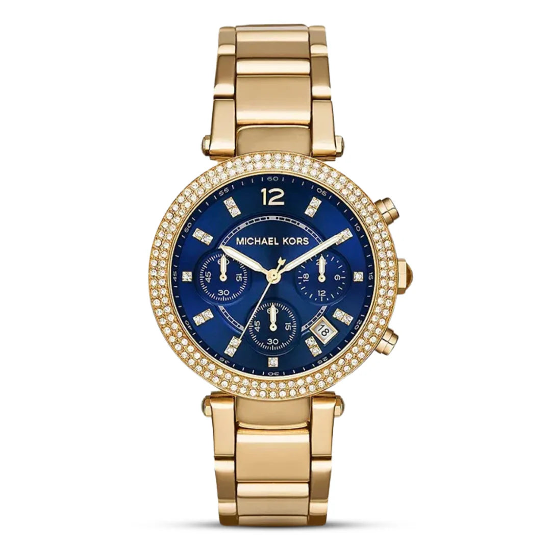 Michael Kors Parker Navy Blue dial women's watch MK6262