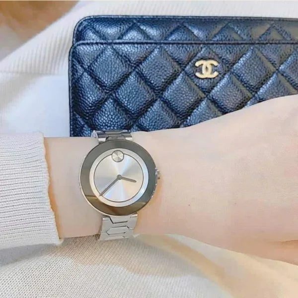 Women's Movado Bold Silver Dial Watch -3600381