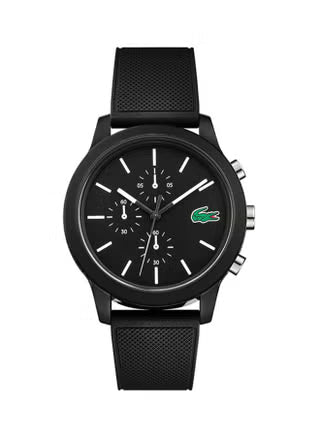 Men's Lacoste Black Silicone Strap Watch - 2011134