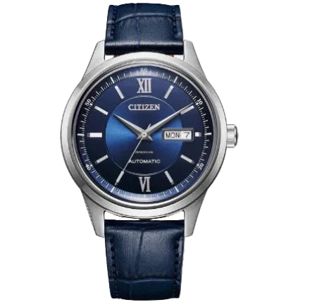 Men's Citizen Collection Mechanical Day-Date Blue Dial 40mm - NY4050-11L