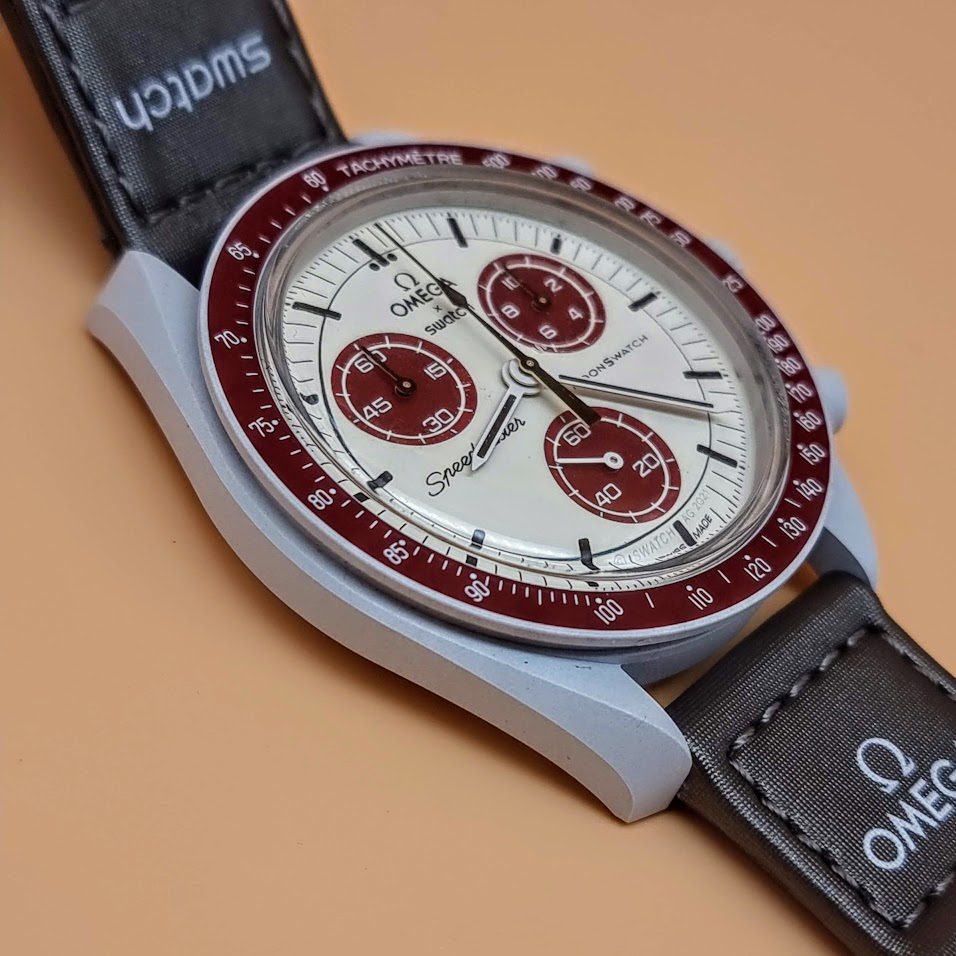 Men's Swatch x Omega MoonSwatch Mission to Pluto 42mm Watch -SO33M101