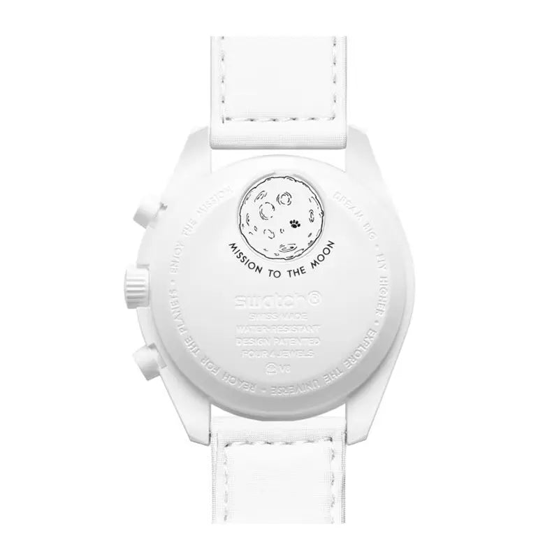 Swatch Mission To The Moonphase Snoopy Unisex Watch - S033W700