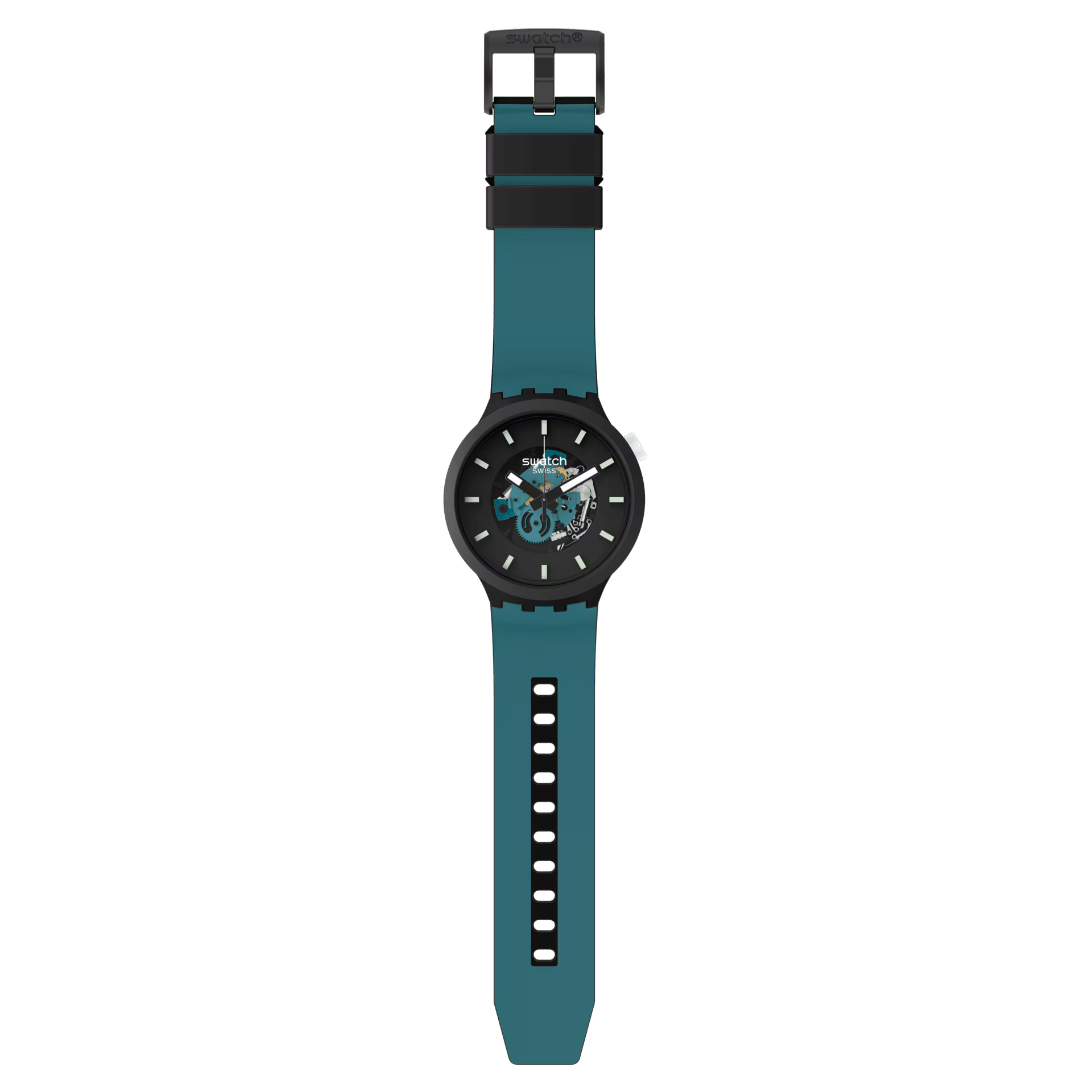 Men's Swatch Big Bold Bioceramic Night Trip Watch - SB03B107