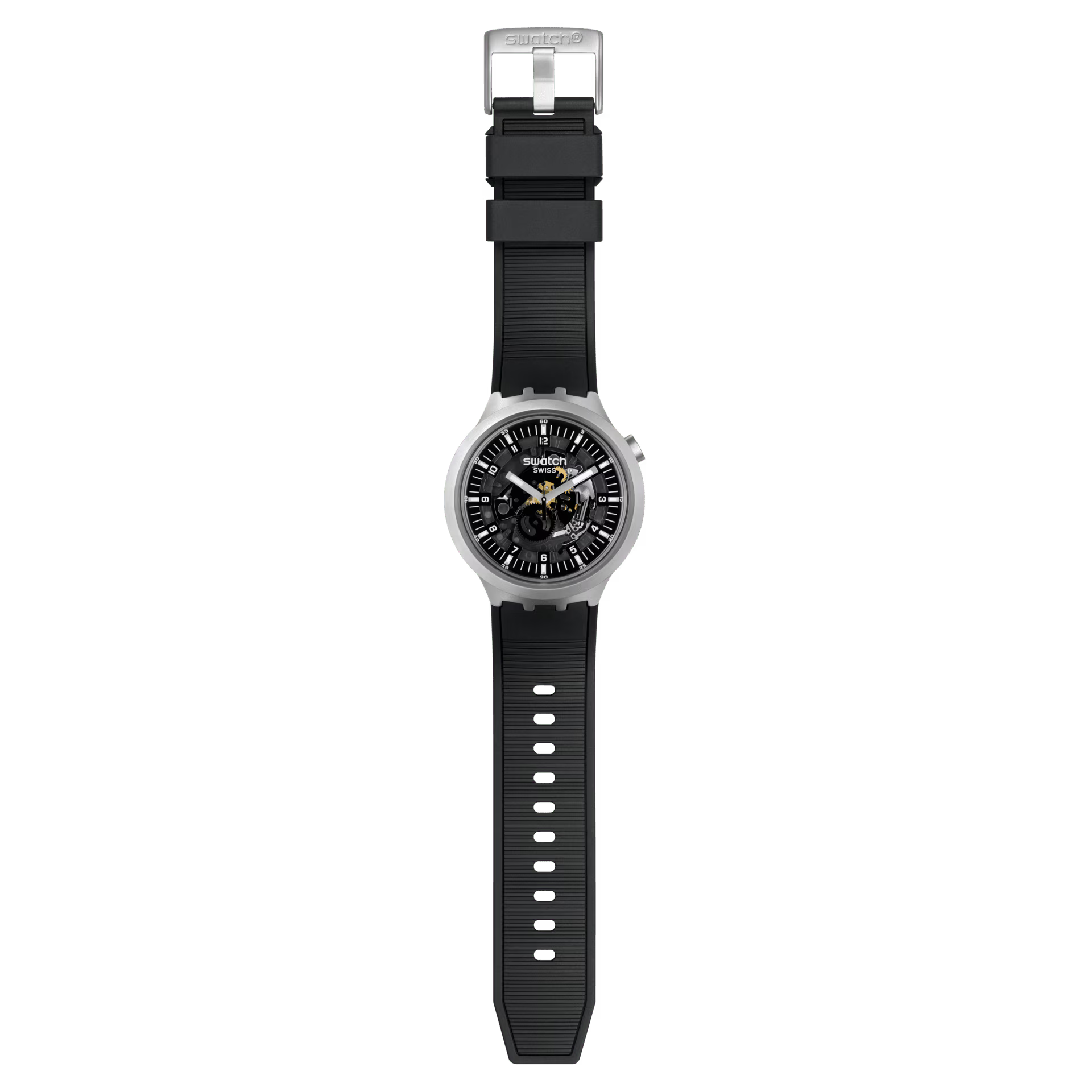 Swatch Big Bold Dark Irony Unisex Watch - SB07S105