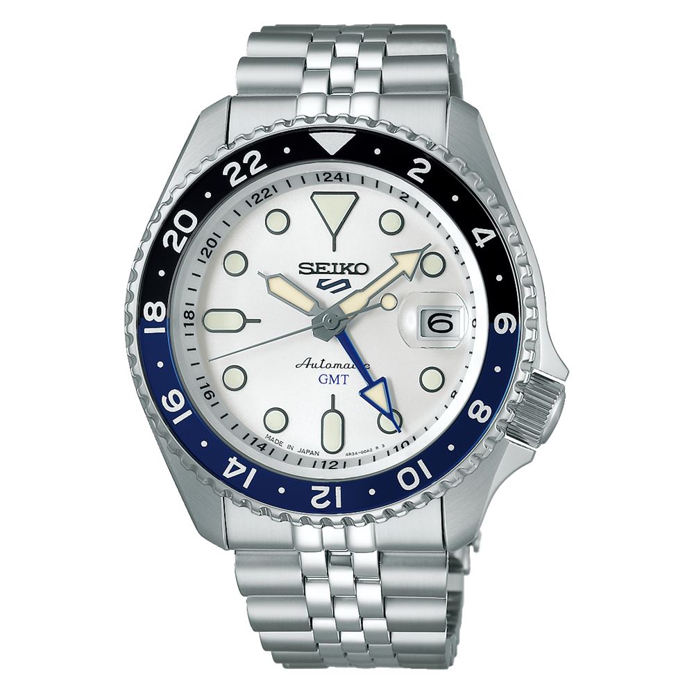Men's Seiko 5 Sports GMT Automatic 42mm Watch - SBSC017