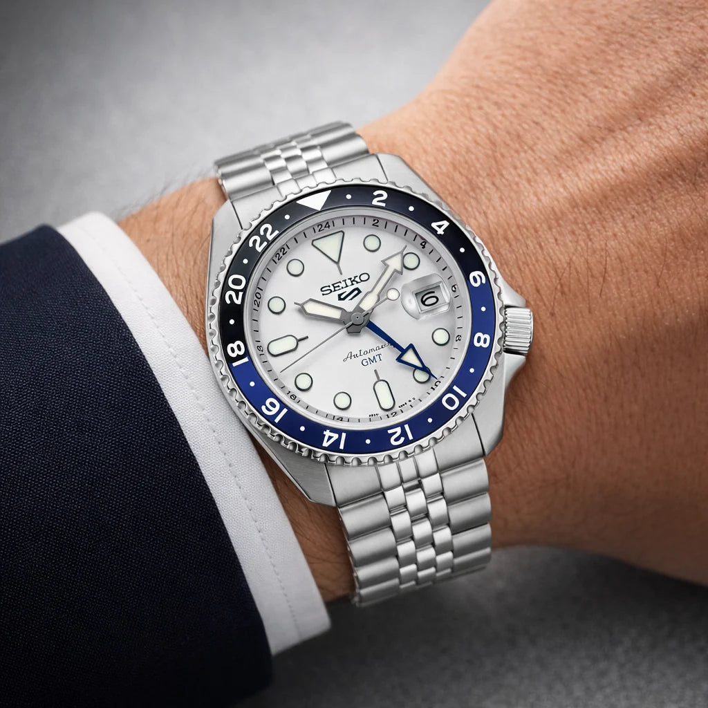Men's Seiko 5 Sports GMT Automatic 42mm Watch - SBSC017