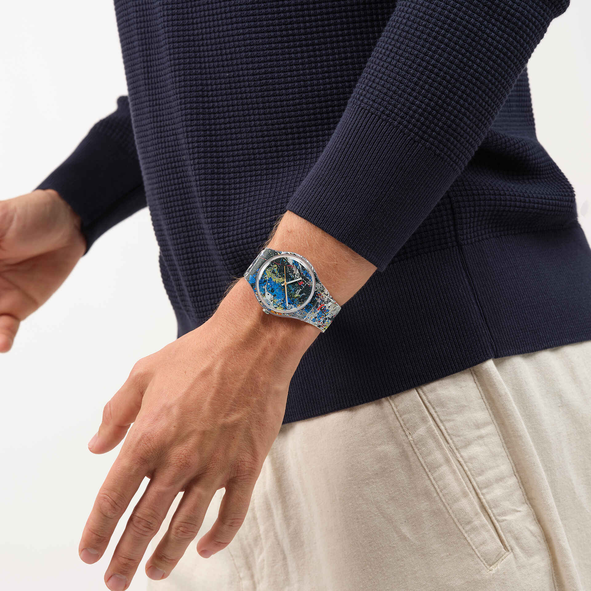 Swatch Pollock's Alchemy Unisex Watch - SUOZ366