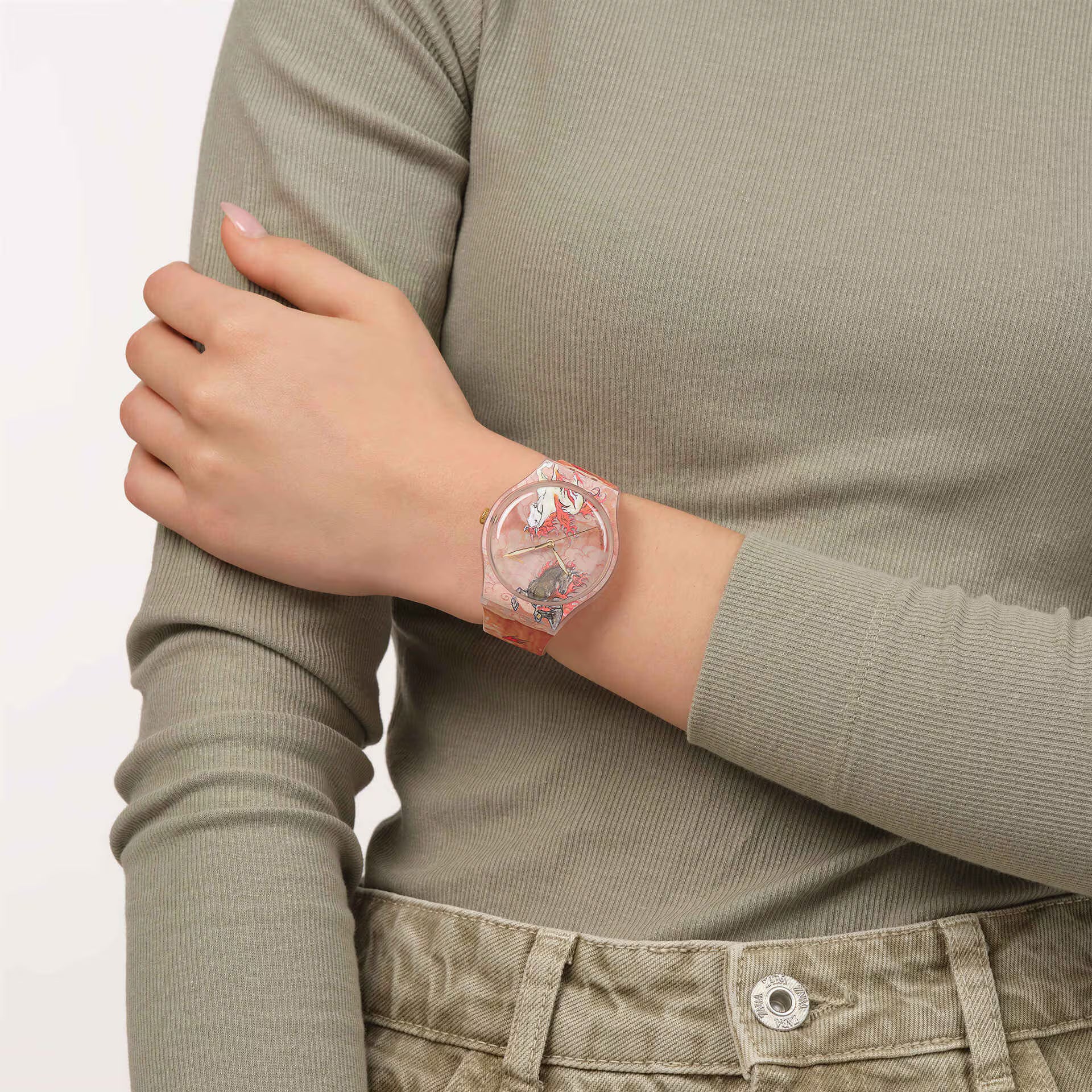Swatch Riding The Clouds 41mm Unisex Watch -SUOZ369