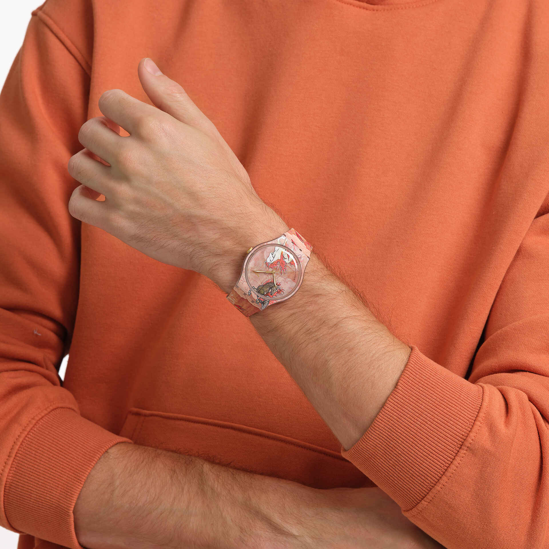 Swatch Riding The Clouds 41mm Unisex Watch -SUOZ369