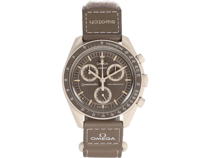 Men's Omega X Swatch MoonSwatch Mission to Earth Phase 42mm - SO33T103