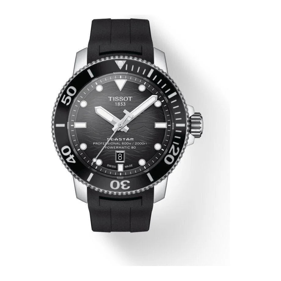 Men's Tissot Seastar 2000 Professional Powermatic 80 Watch - T120.607.17.441.00