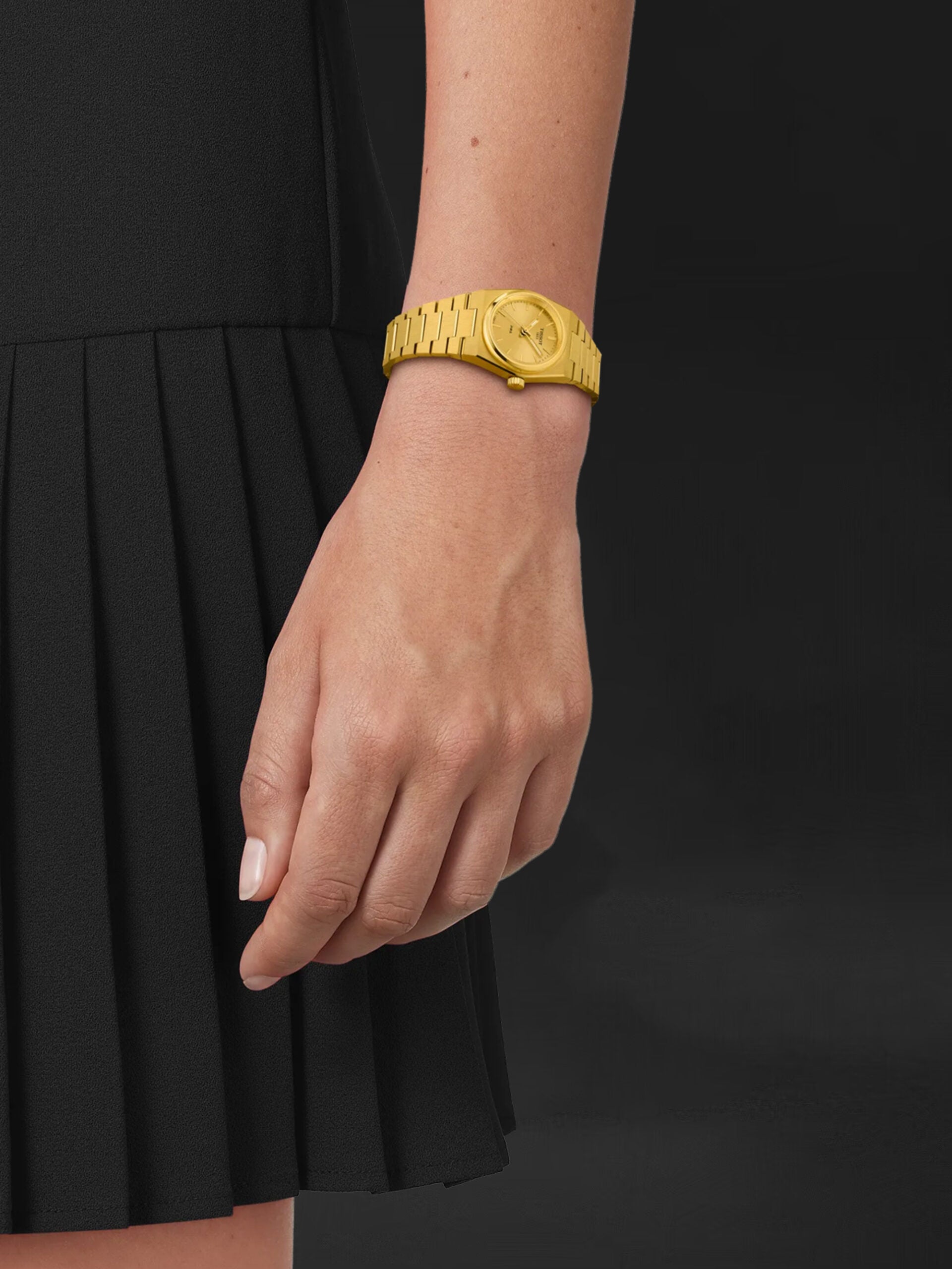 Women's Tissot PRX Gold Tone Watch-T137.010.33.021.00