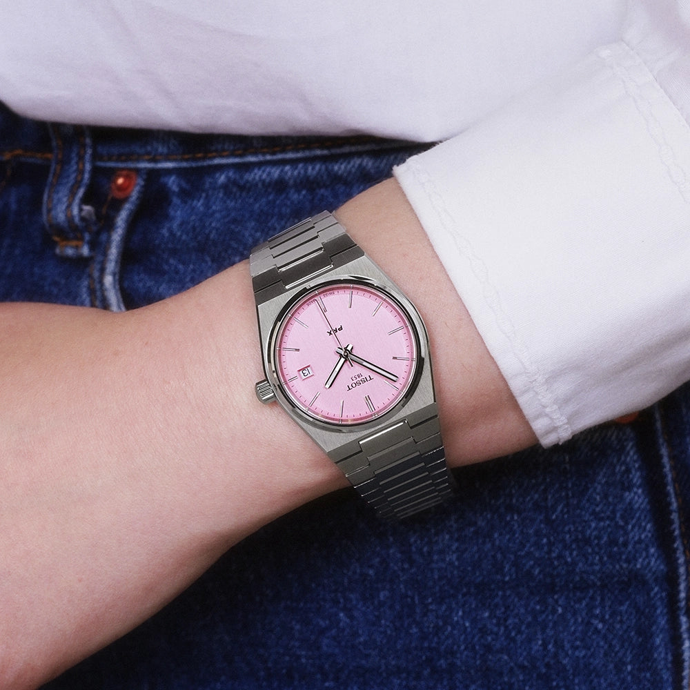 Women's Tissot PRX Quartz Pink Dial Watch-T137.210.11.331.00
