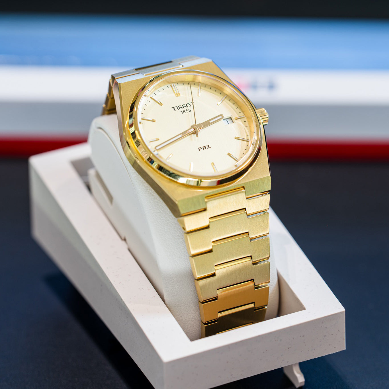 Unisex Tissot PRX Gold PVD Champagne Dial 35mm - T137.210.33.021.00