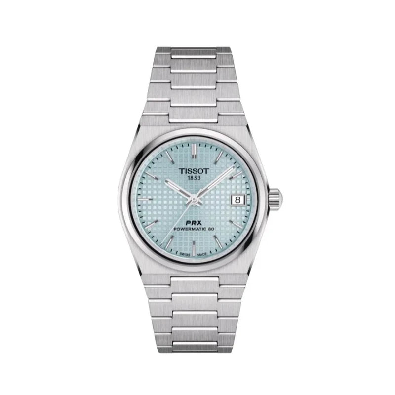 Men's Tissot Prx Powermatic 80 Ice Blue Watch - T137.407.11.351.00