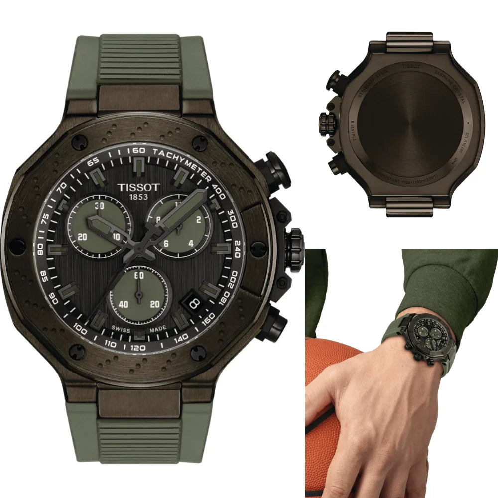 Men's Tissot T-Race Quartz Chronograph Watch -T141.417.37.061.02