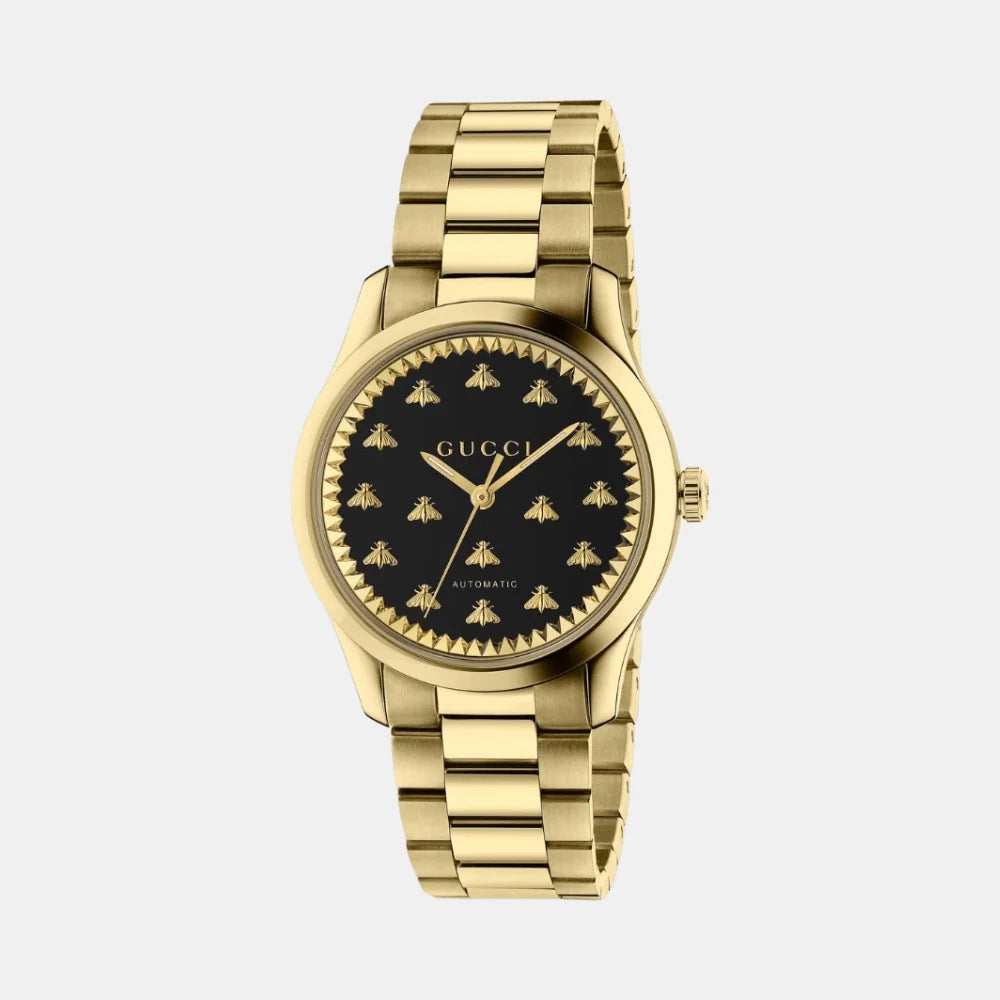 Women's Gucci G-Timeless 32 mm Black Bee Dial Watch - YA1265037