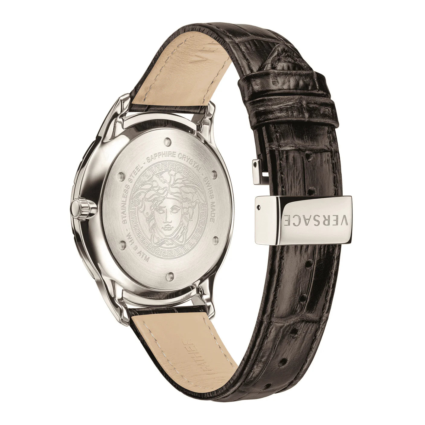 Men's Versace Univers GMT White Dial Watch-VEBK00118