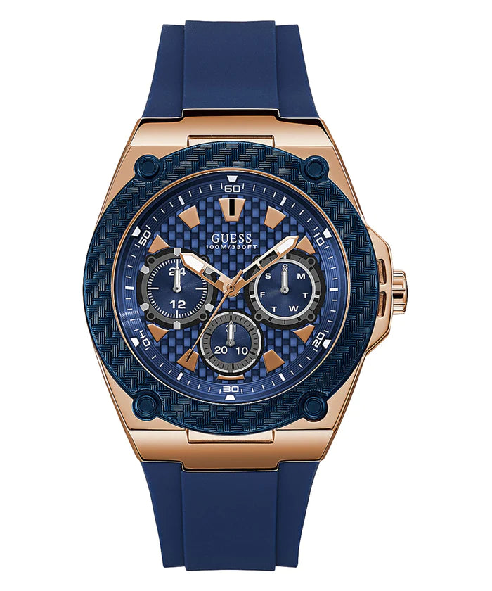 Men's Guess Legacy Analog Blue Dial Watch-W1058G1