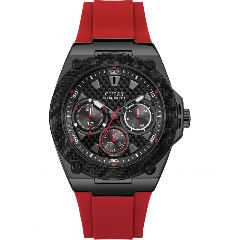 Men's Analog Quartz Silicone Strap Watch - W1049G6