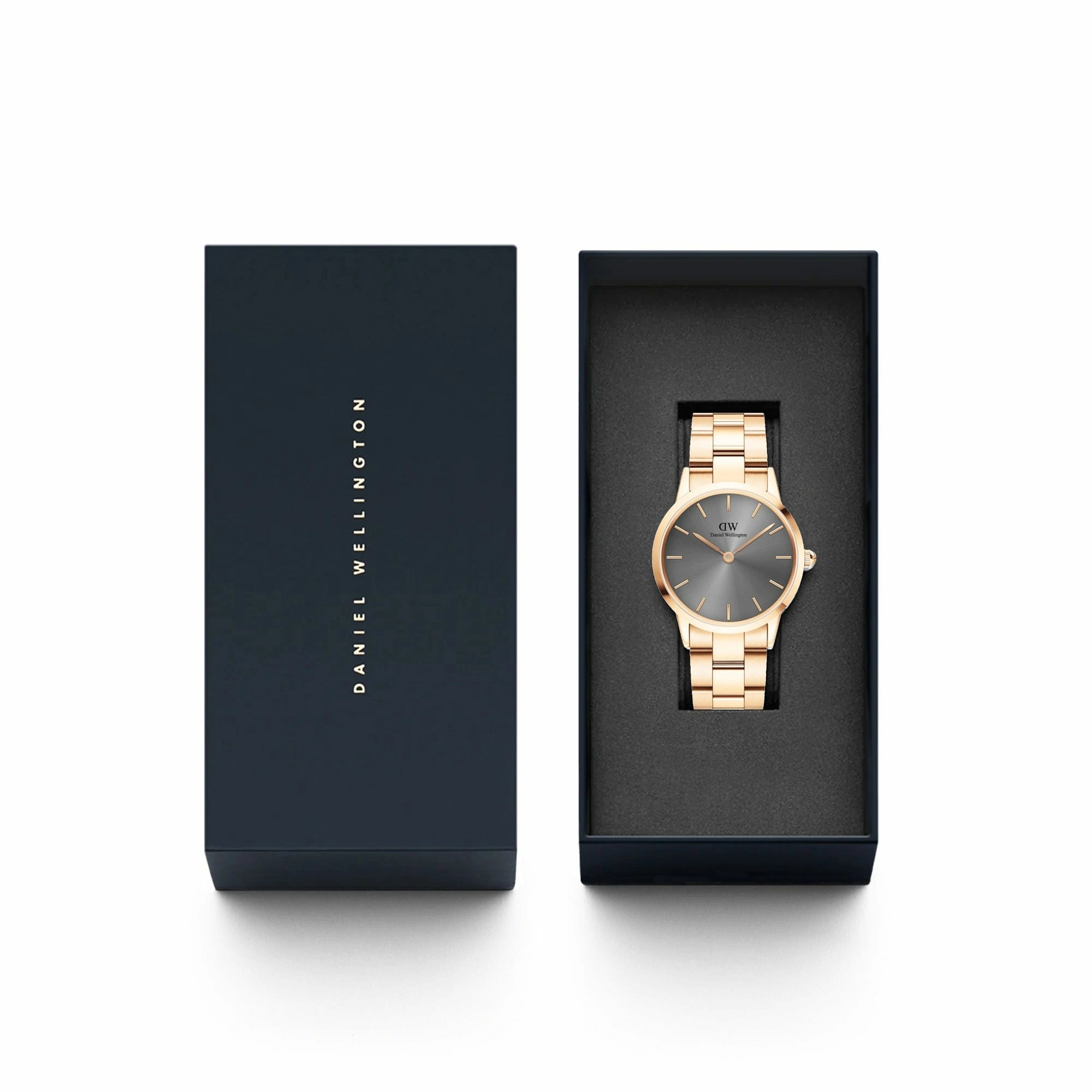 DW Iconic Link Grey Dial Unisex Watch - DW00100332