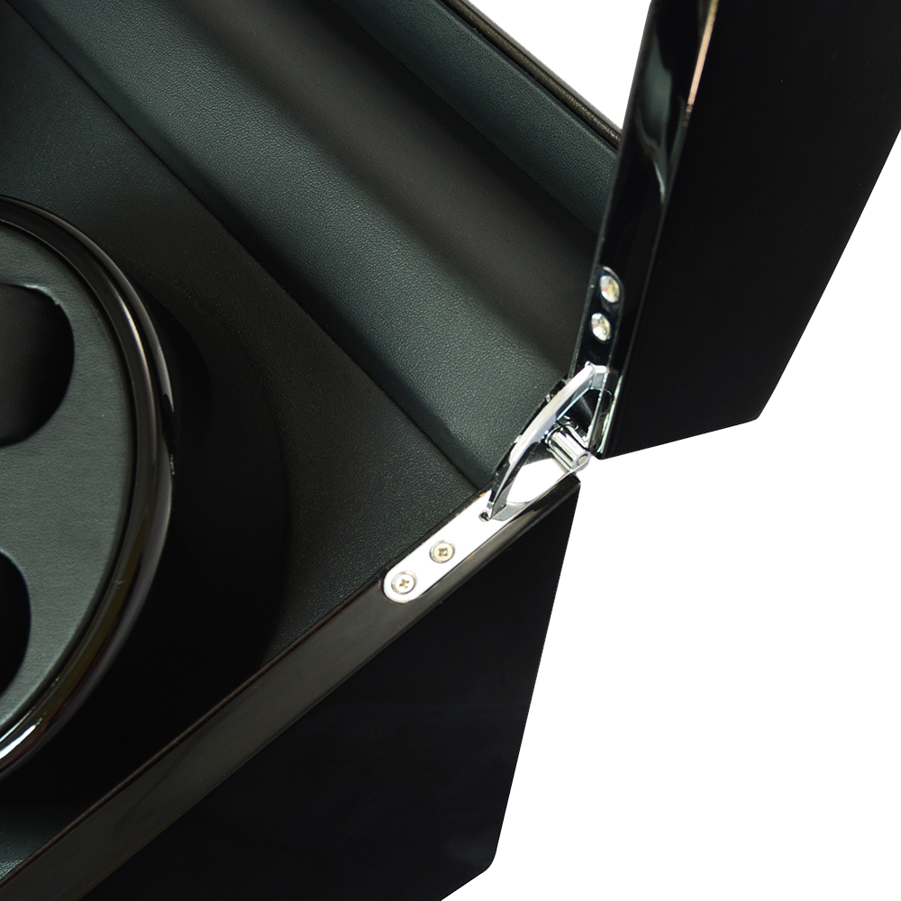 Quad Black / Wooden Watch Winder (8+9 watches)