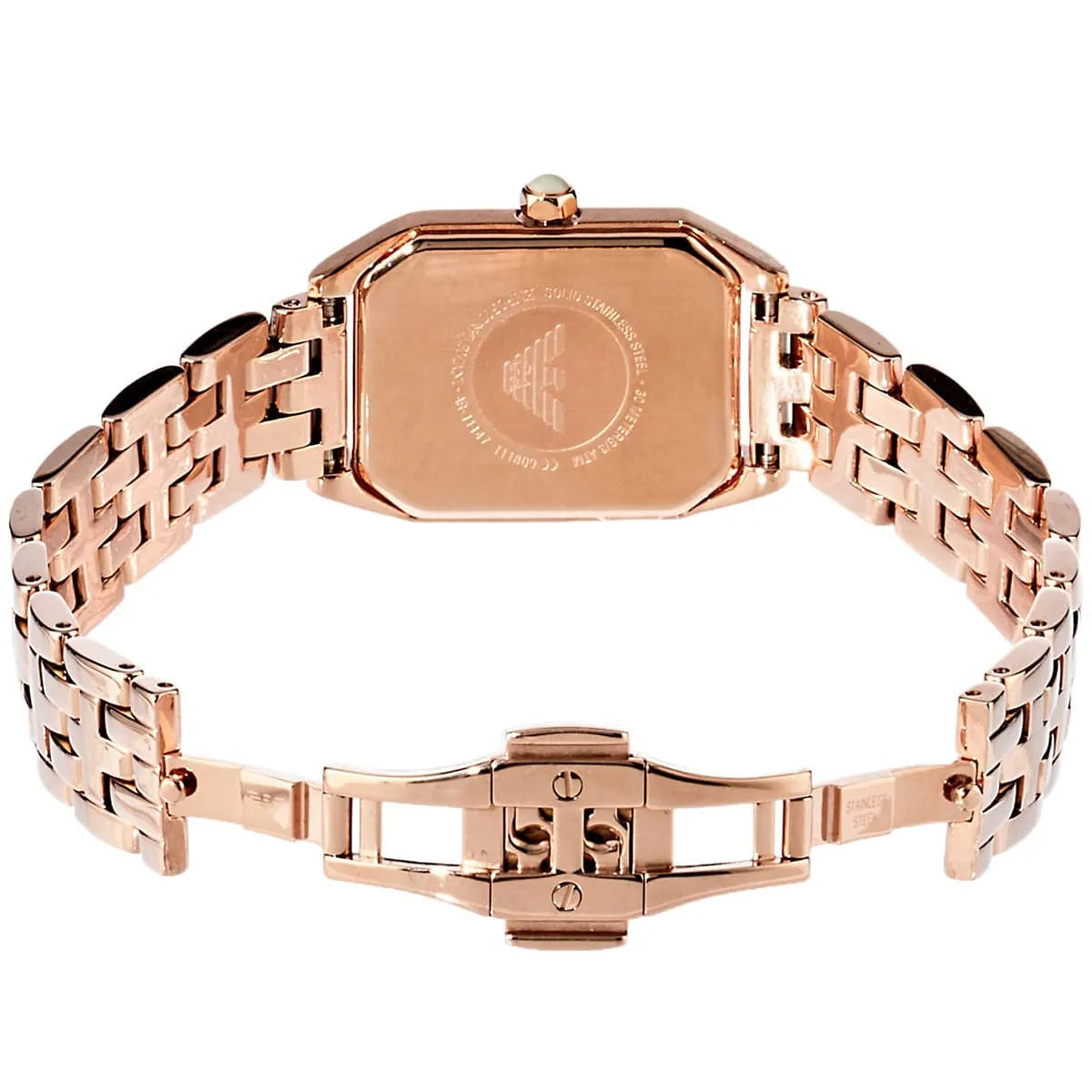 Women's Emporio Armani Gioia Rosegold Stainless Steel 24mm Watch - AR11147