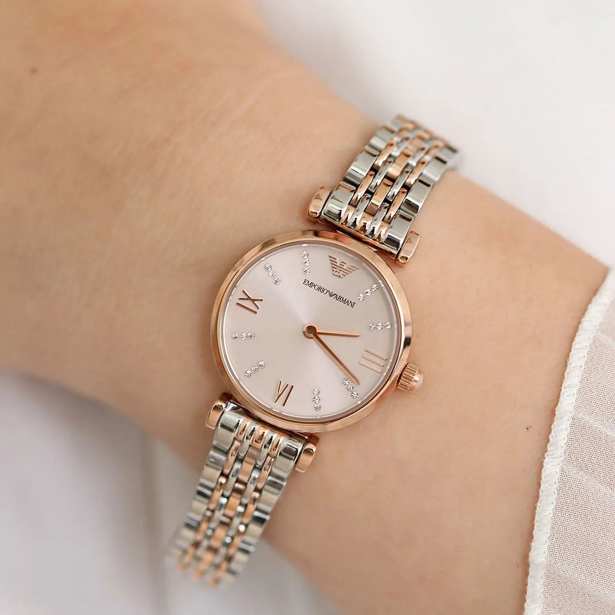 Women's Emporio Armani Gianni T-Bar Watch - AR11223