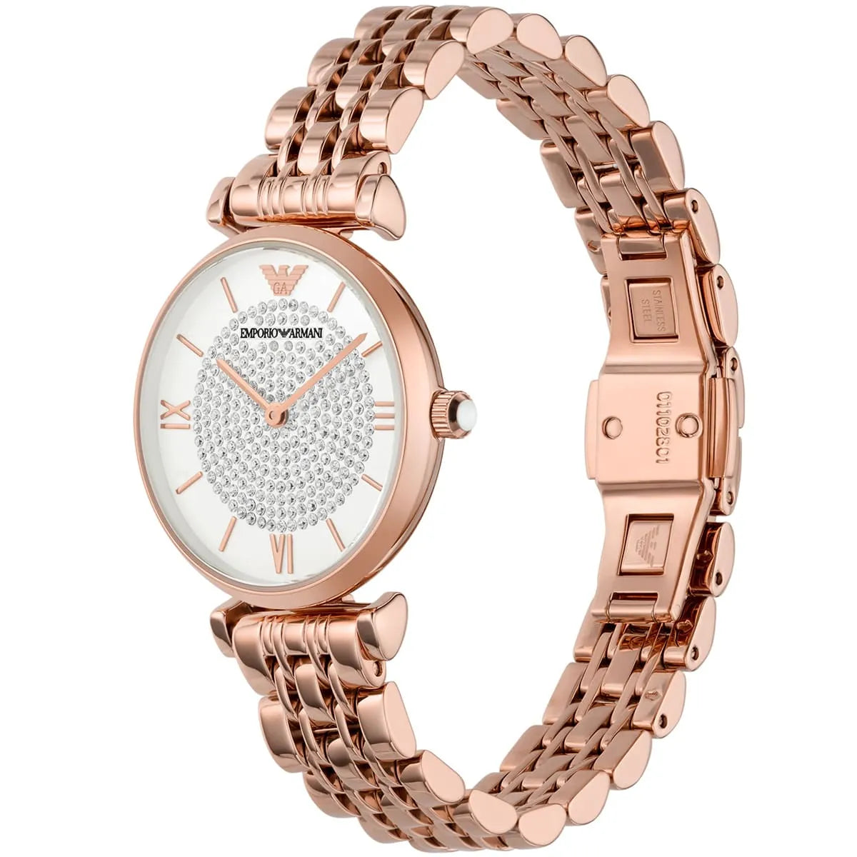 Women's Emporio Armani Gianni T-Bar Watch - AR11244