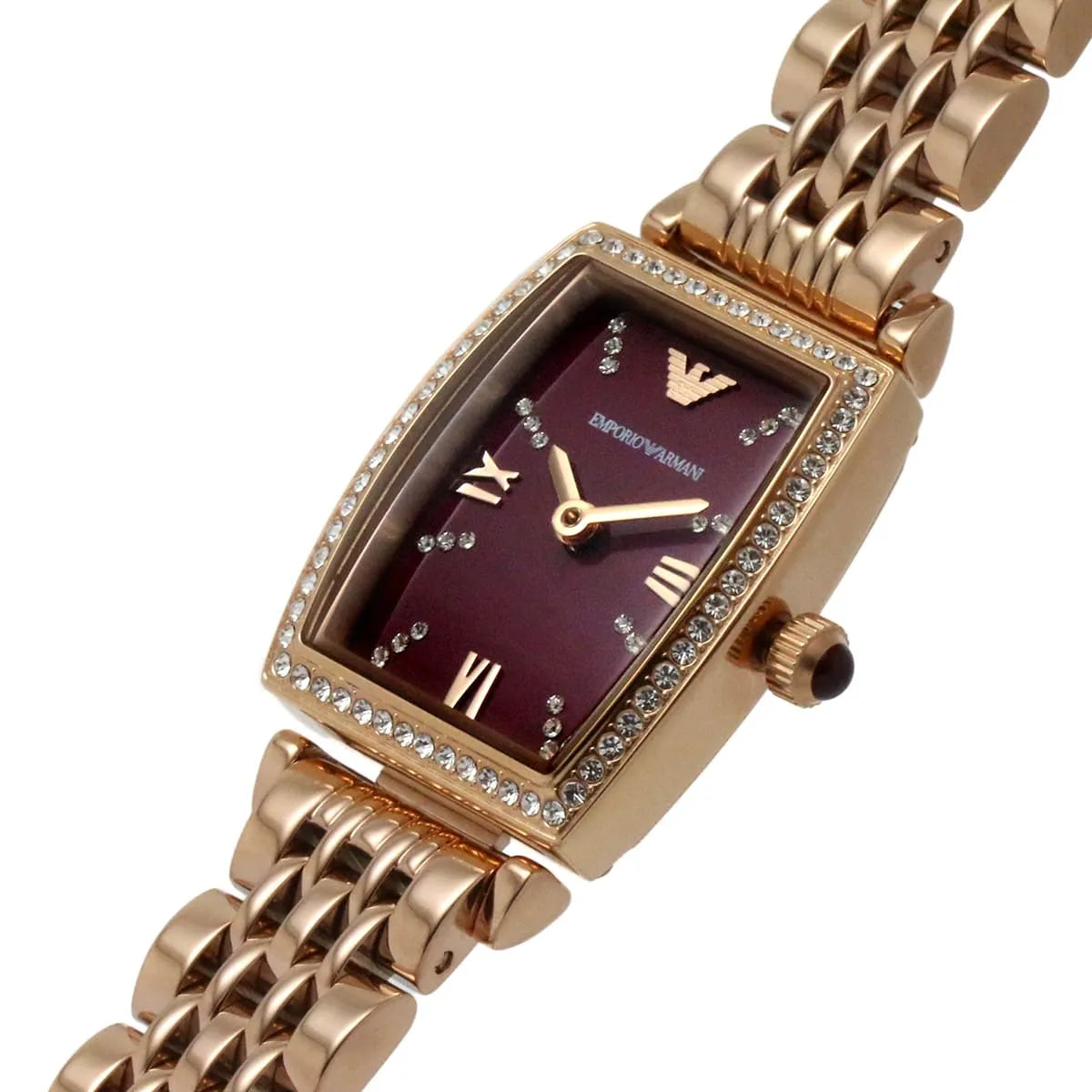 Women's Emporio Armani Two-Hand Rose Gold Stainless Steel 26mm Watch - AR11488