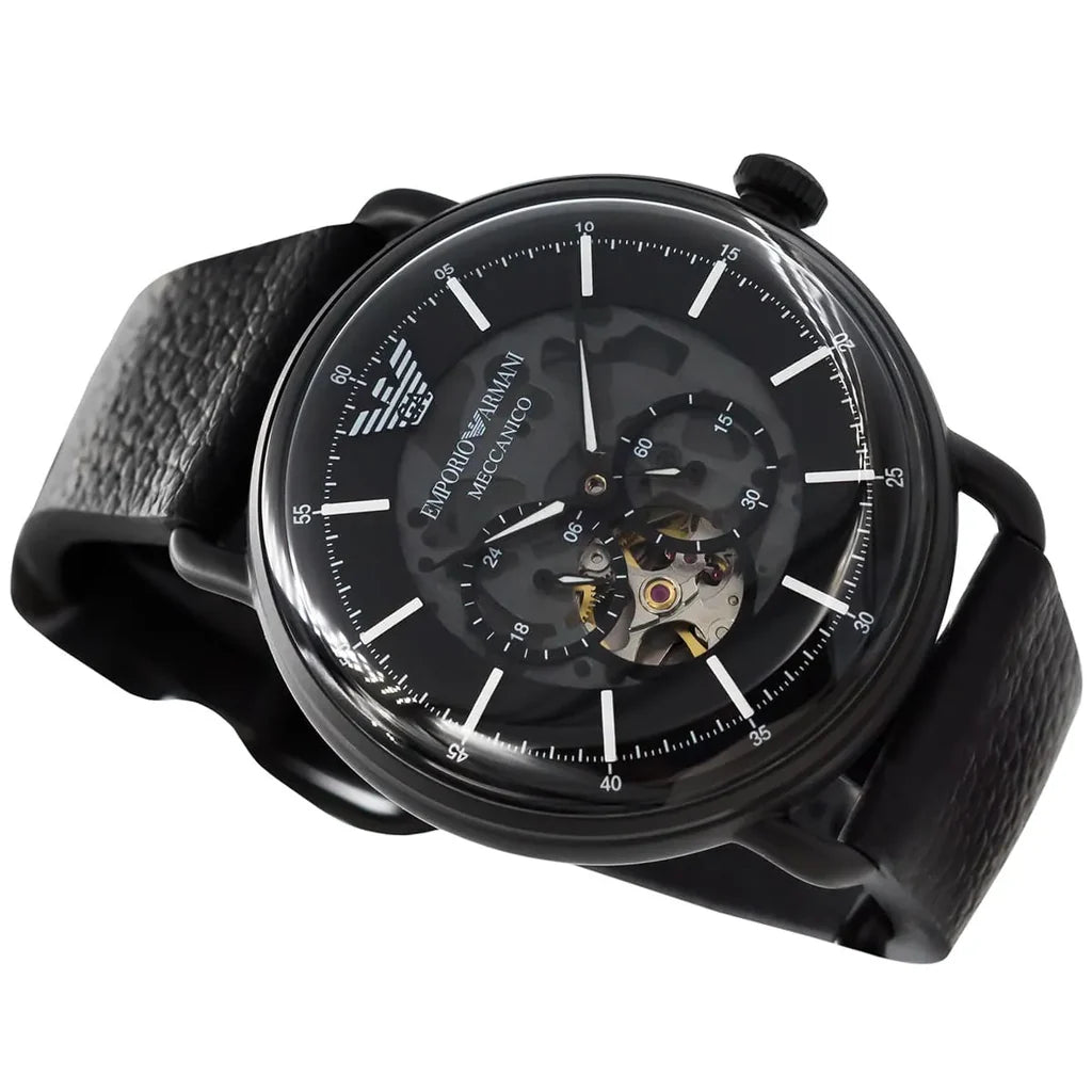 Men's Emporio Armani Aviator Open Heart Automatic 43mm Watch - AR60028