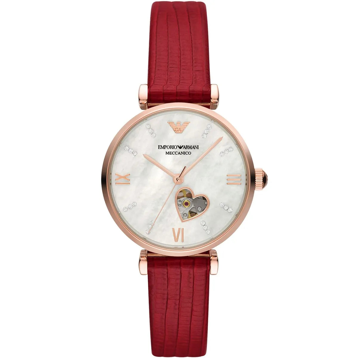 Women's Emporio Armani Gianni T-Bar Automatic Watch-AR60048