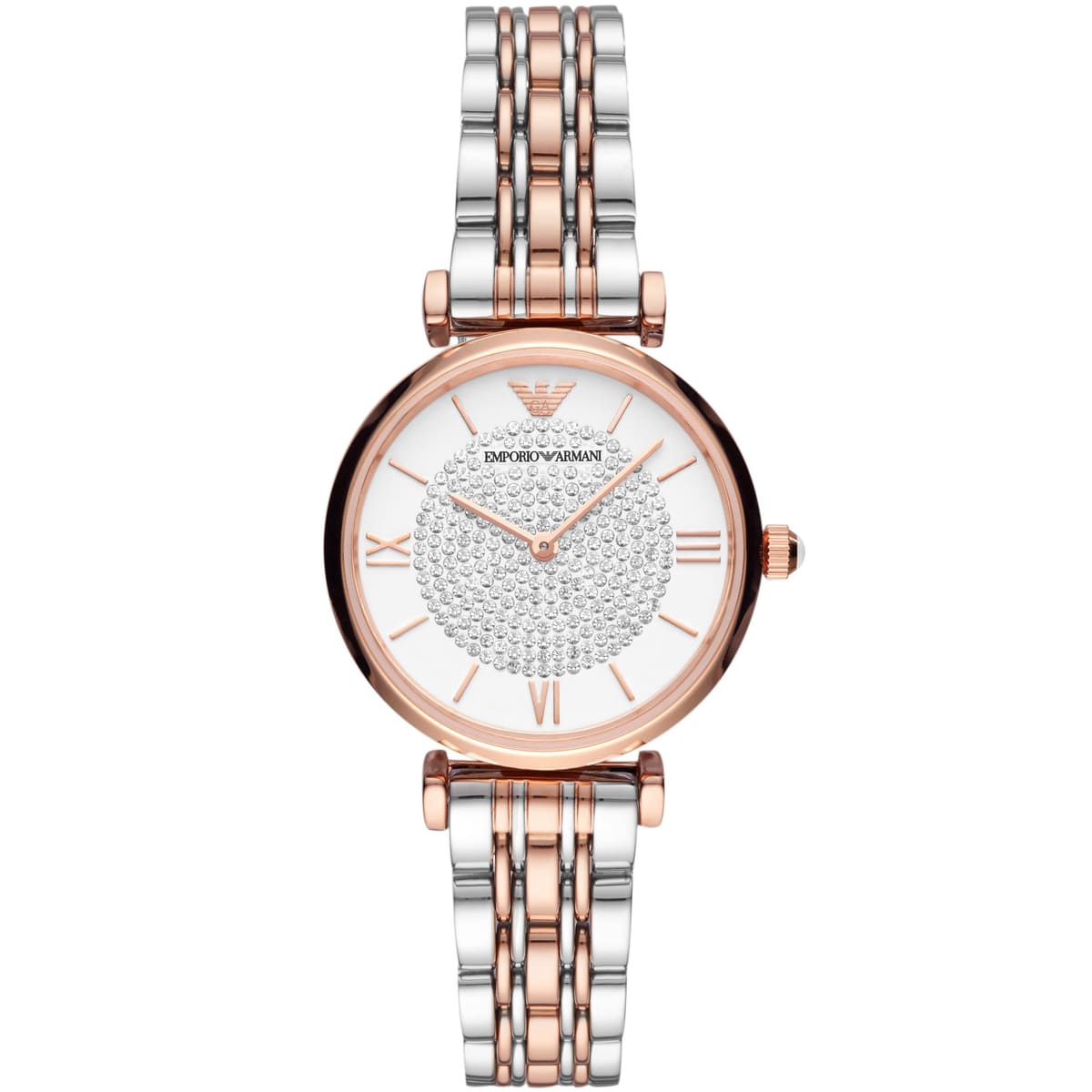 Women's Emporio Armani Gianni T-Bar Watch-AR80035
