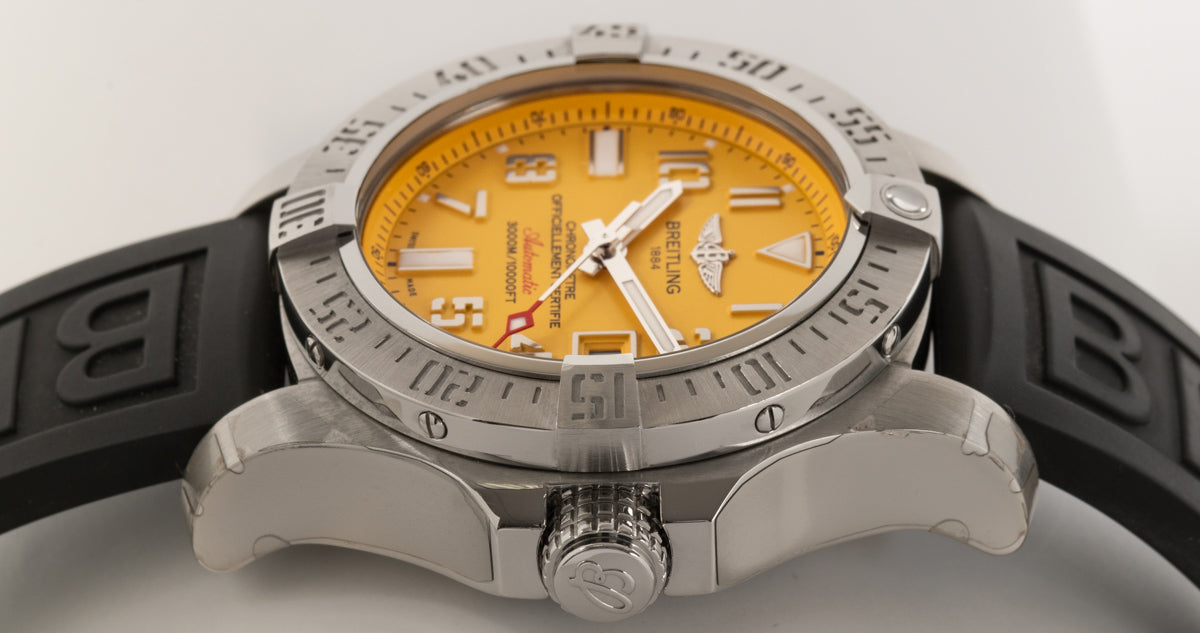 Men's Breitling  Avenger II Seawolf Stainless Steel Watch - A1733110/I519/436X