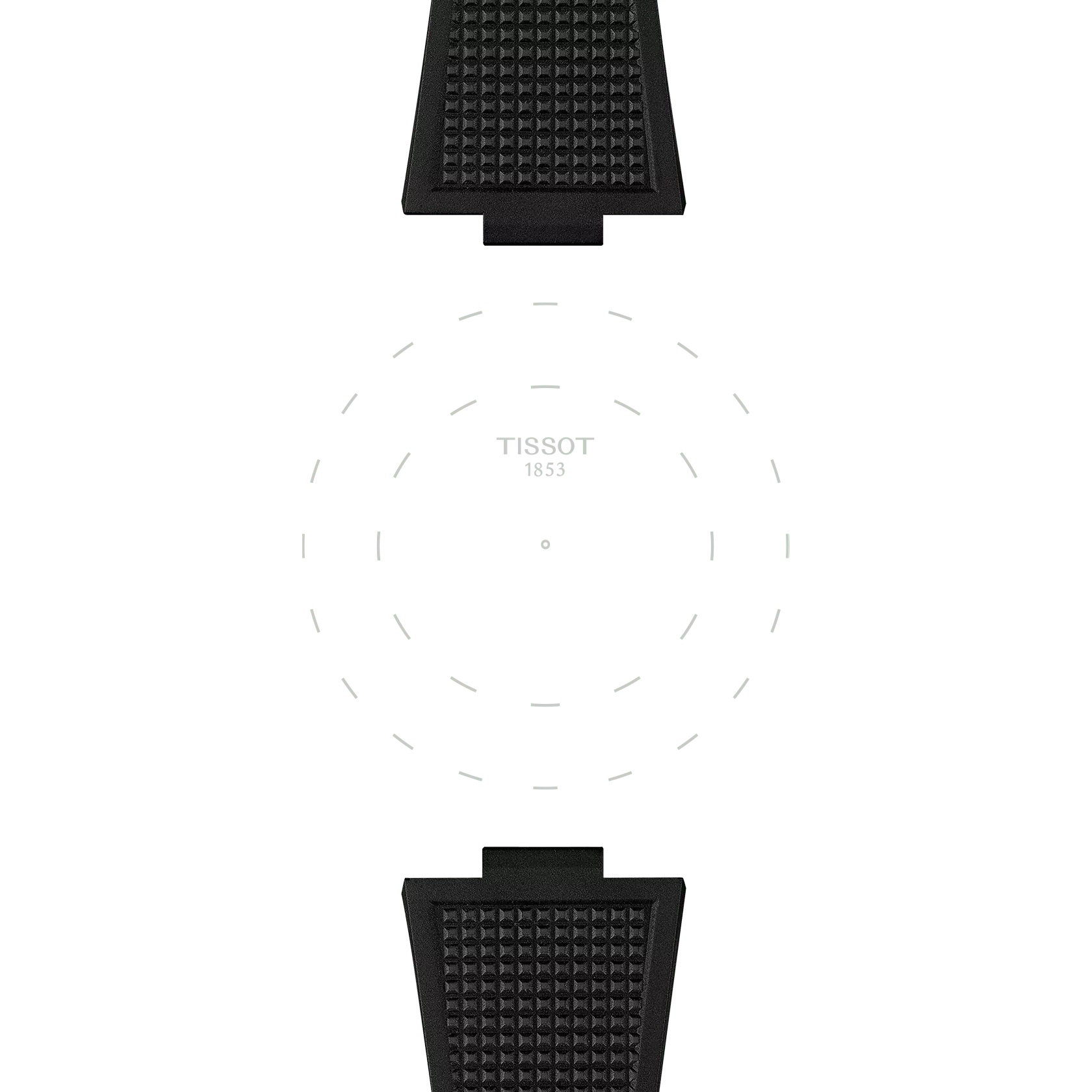 Tissot Official Black PRX 40mm Rubber Strap