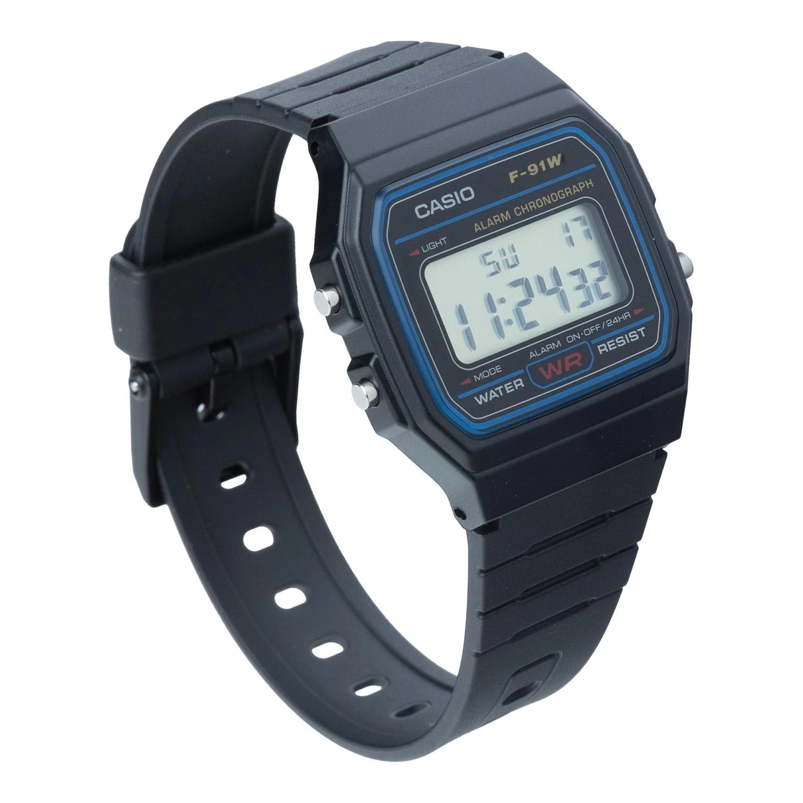 Men's Casio Digital Resin 35mm Watch - F-91W