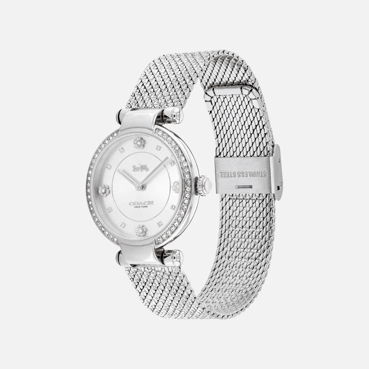 Women's Coach Cary Silver Watch - 14504011