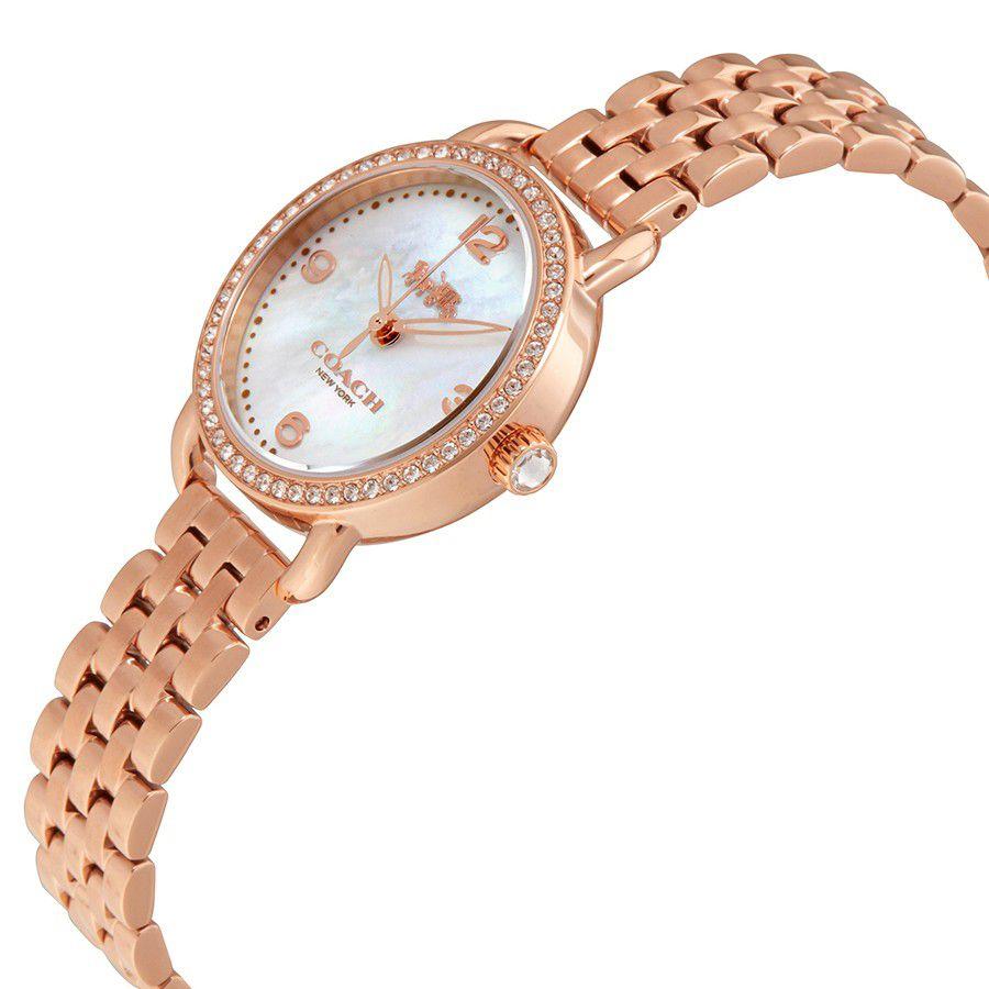 Women's Coach Delancey Mother of Pearl Watch - 14502479