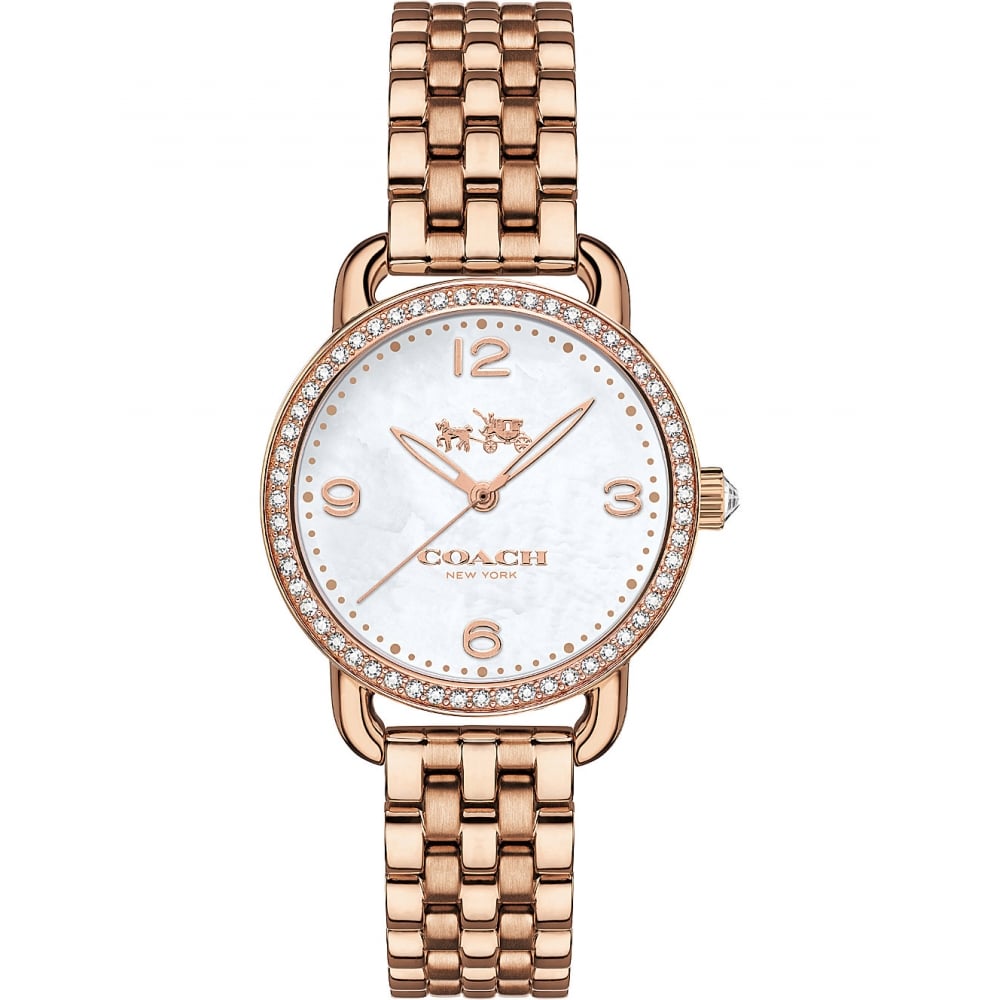 Women's Coach Delancey Mother of Pearl Watch - 14502479