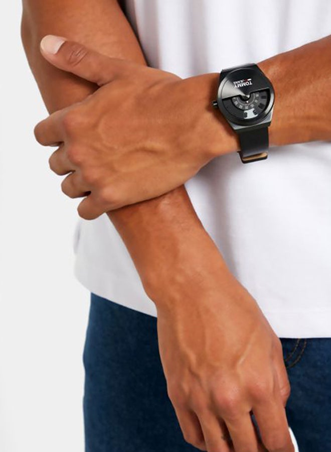 Tommy Hilfiger Quartz Leather Strap Black Dial Men's Watch 1791773