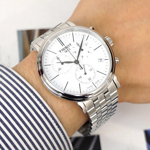 Men's Tissot Carson Premium Chronograph Watch - T122.417.11.011.00